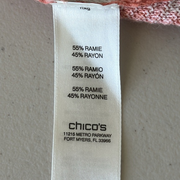 Chico’s, Size 1 (Medium-8),Lightweight Fall Sweater - Picture 5 of 10